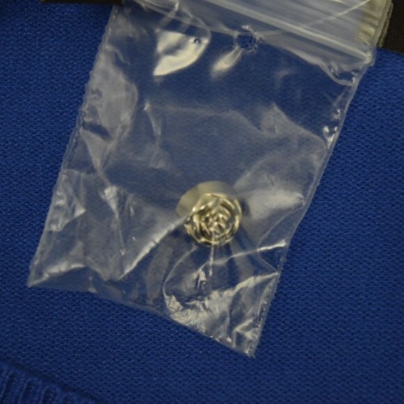 Premise Studio Cardigan Sweater Womens 0X Blue Rose Buttons 3/4 Sleeve - Picture 7 of 9